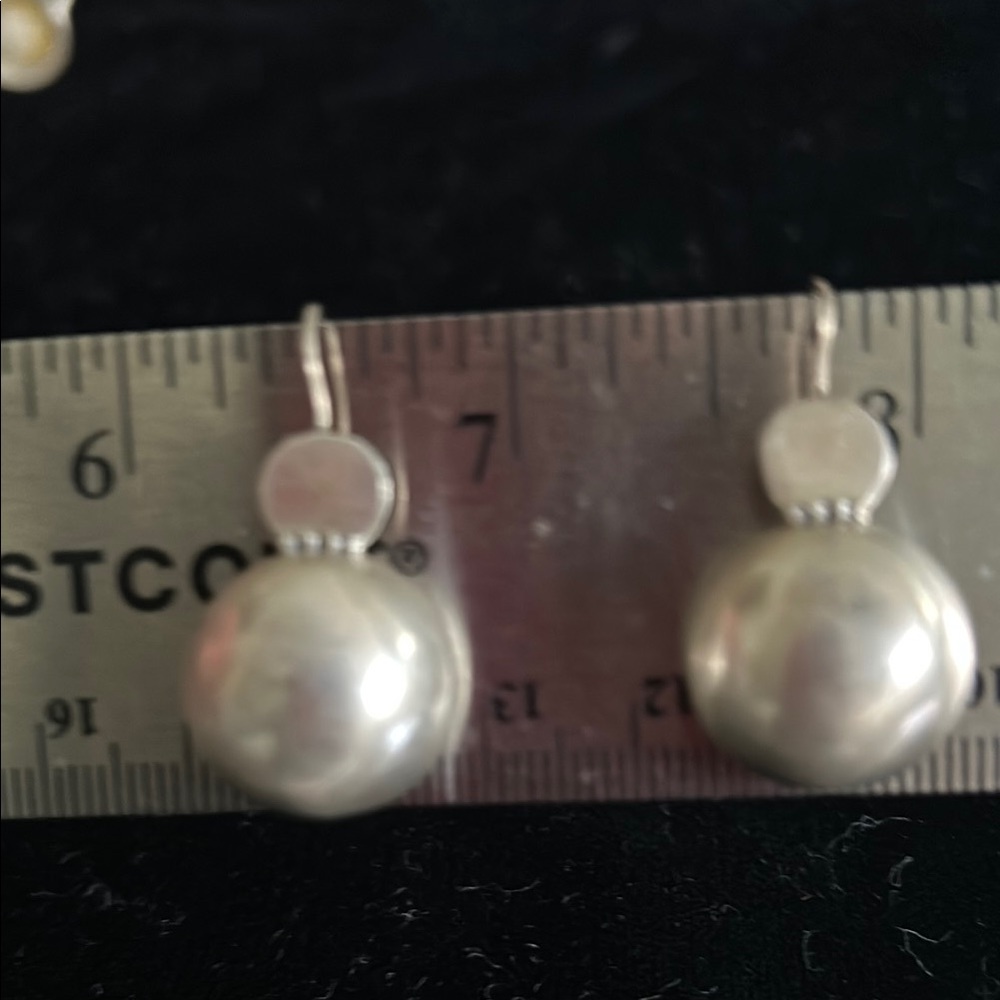 Earring -sterling silver drop